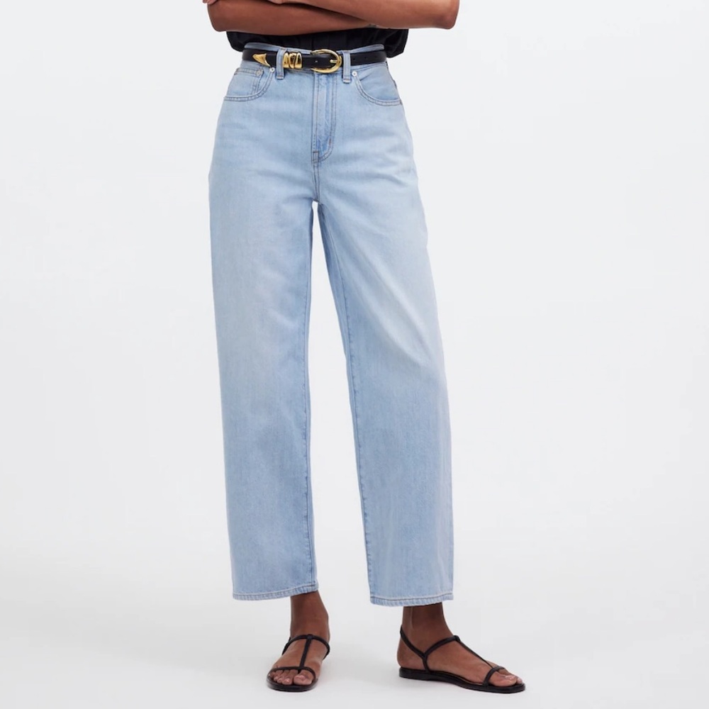 Madewell perfect vintage wide leg crop jeans size 25
